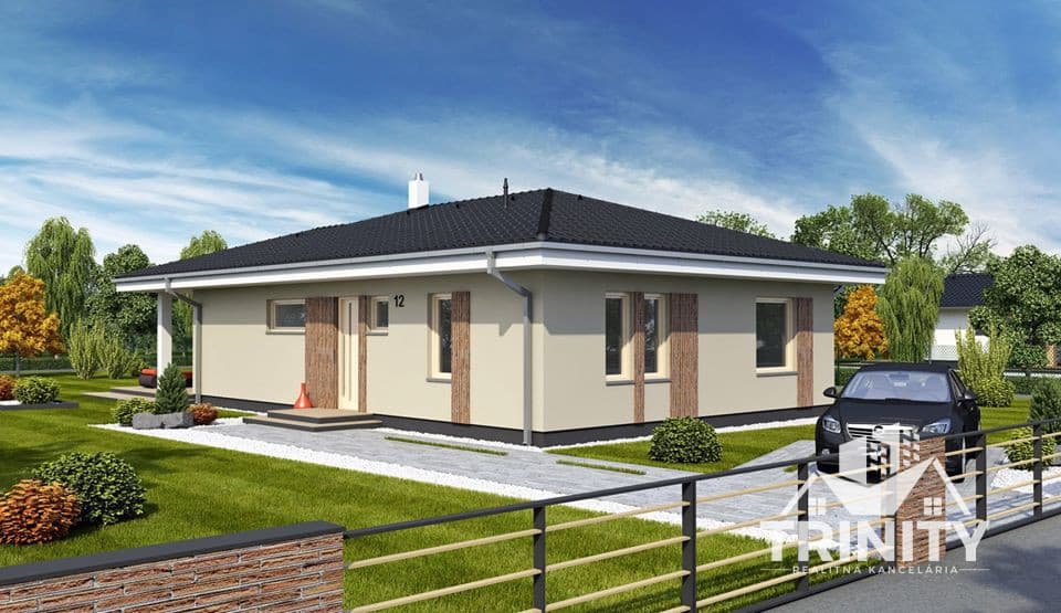 Na predaj novostavba 4-izbového rodinného domu s terasou v Nových Zámkoch