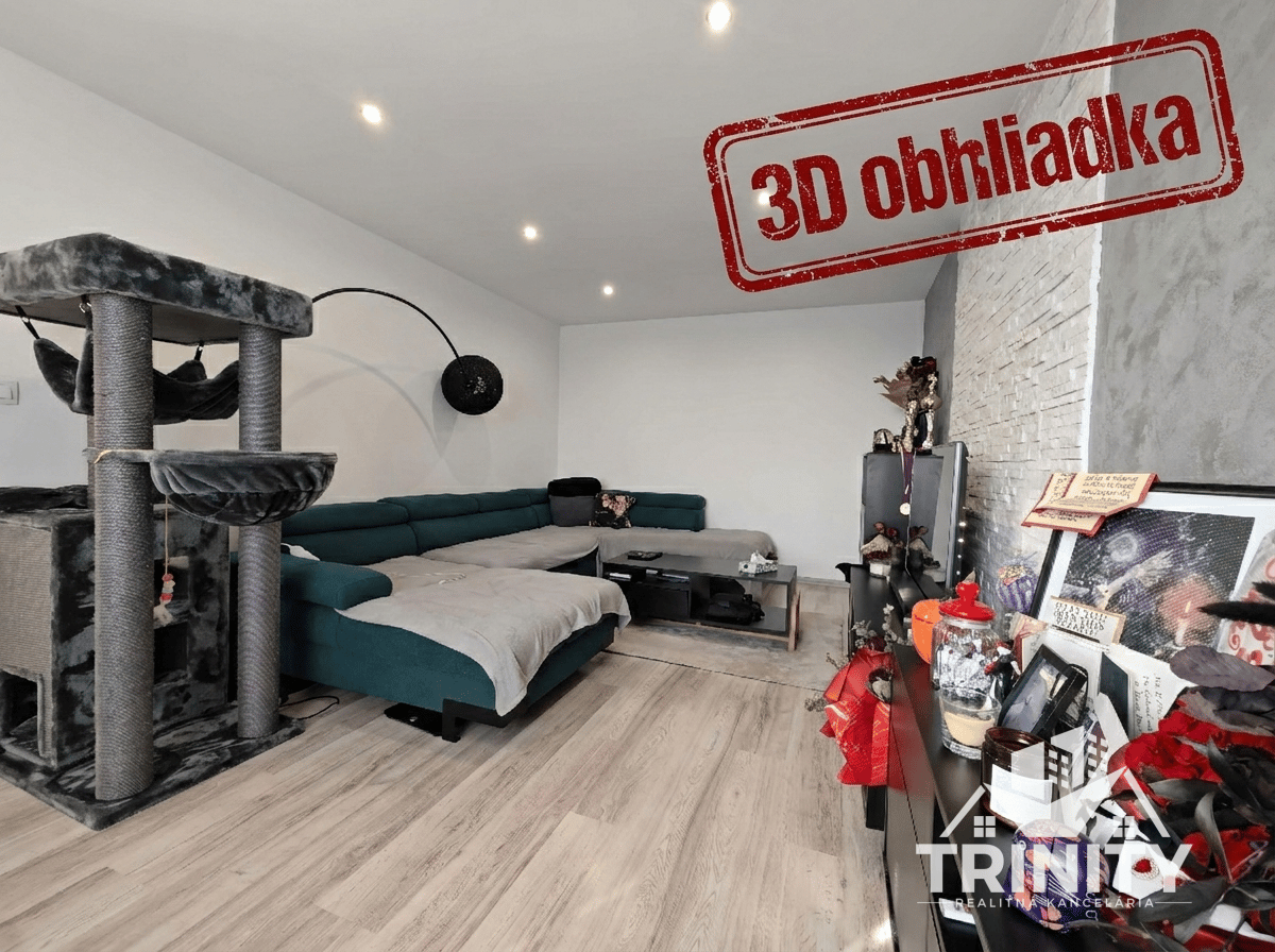 EXKLUZÍVNE - Na predaj 2-izbový byt s dvomi balkónmi v Nových Zámkoch