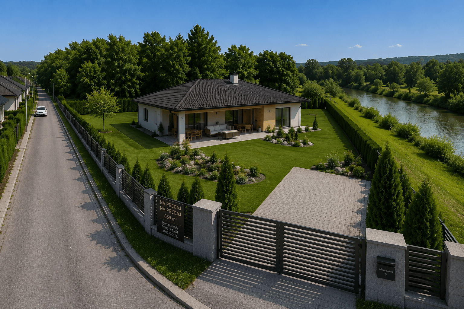 Stavebný pozemok Sliač, vyše 650 m² pri Hrone