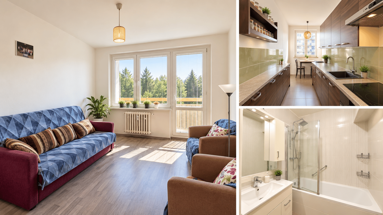 ViP. REZERVOVANÉ. Veľký 2-i byt 64 m² + balkón,  Pliešovce