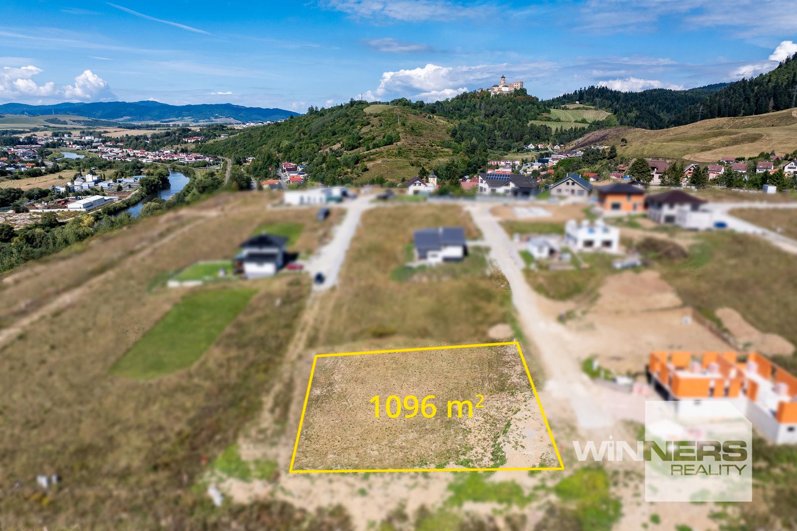 Stavebný pozemok s výhľadom na Tatry a Ľubovniansky hrad, 1096 m2, projekt Hajtovky, Stará Ľubovňa – fotka 2