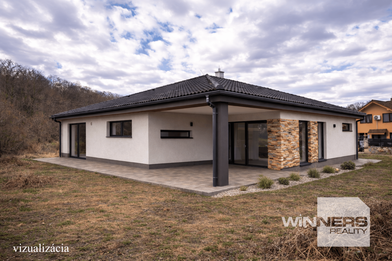 REZERVOVANÉ -  NA PREDAJ – Moderný 4-izbový rodinný dom s veľkou terasou a súkromím | Hontianske Nemce | pozemok 765 m² – fotka 2