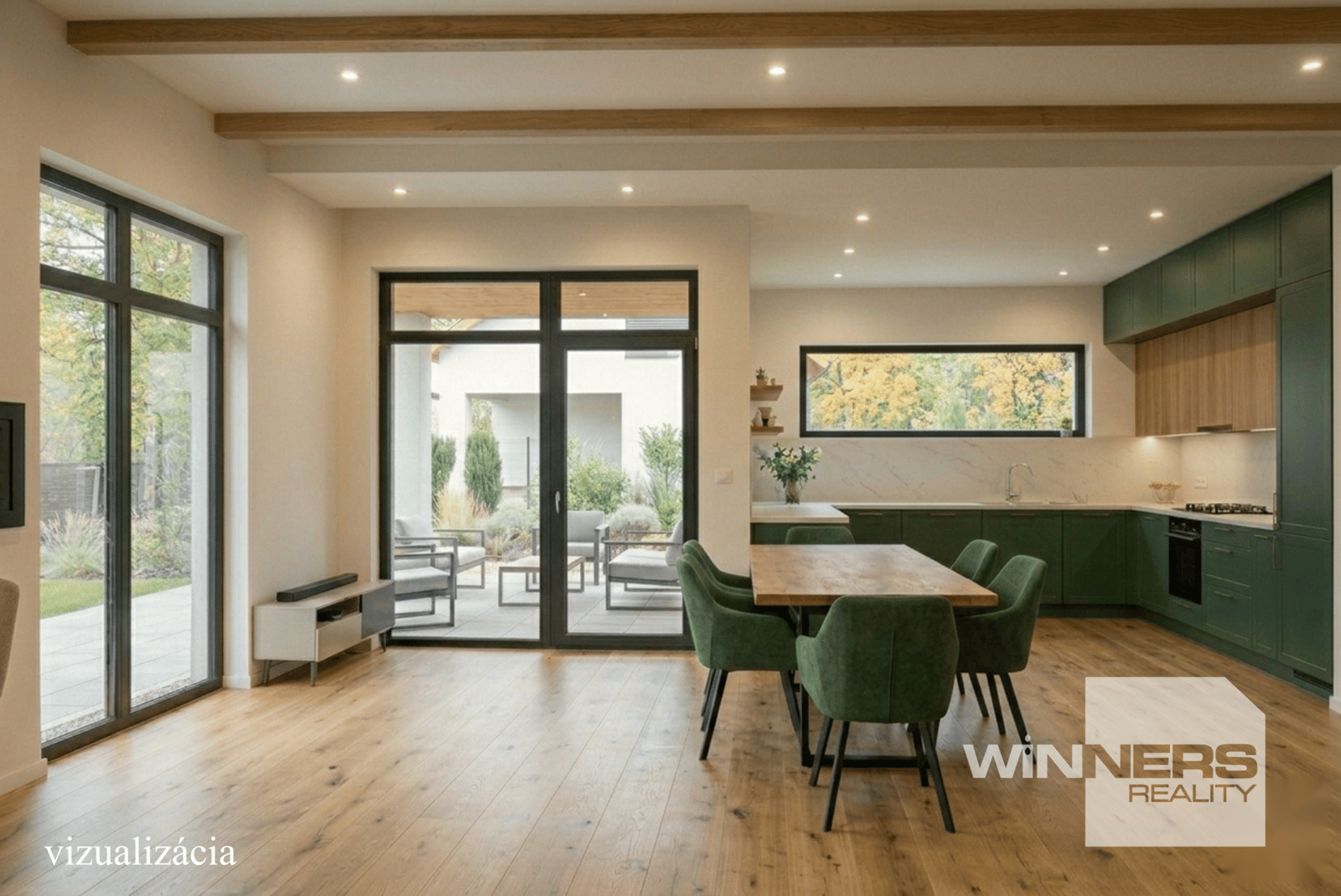 REZERVOVANÉ -  NA PREDAJ – Moderný 4-izbový rodinný dom s veľkou terasou a súkromím | Hontianske Nemce | pozemok 765 m²