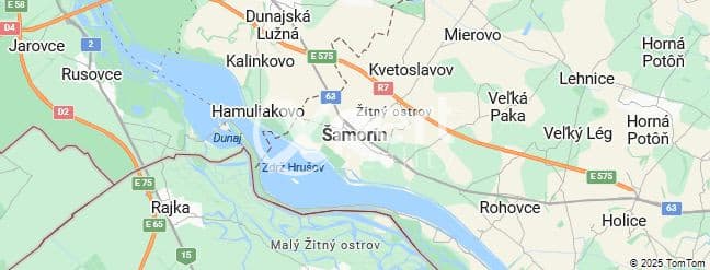 Priemyselný stavebný pozemok v Šamoríne pri 63 cesty