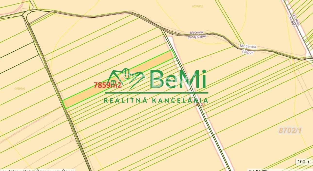 Predaj orná pôda - Cabaj-Čápor, 7859 m2 (112-14-VIG) – fotka 2