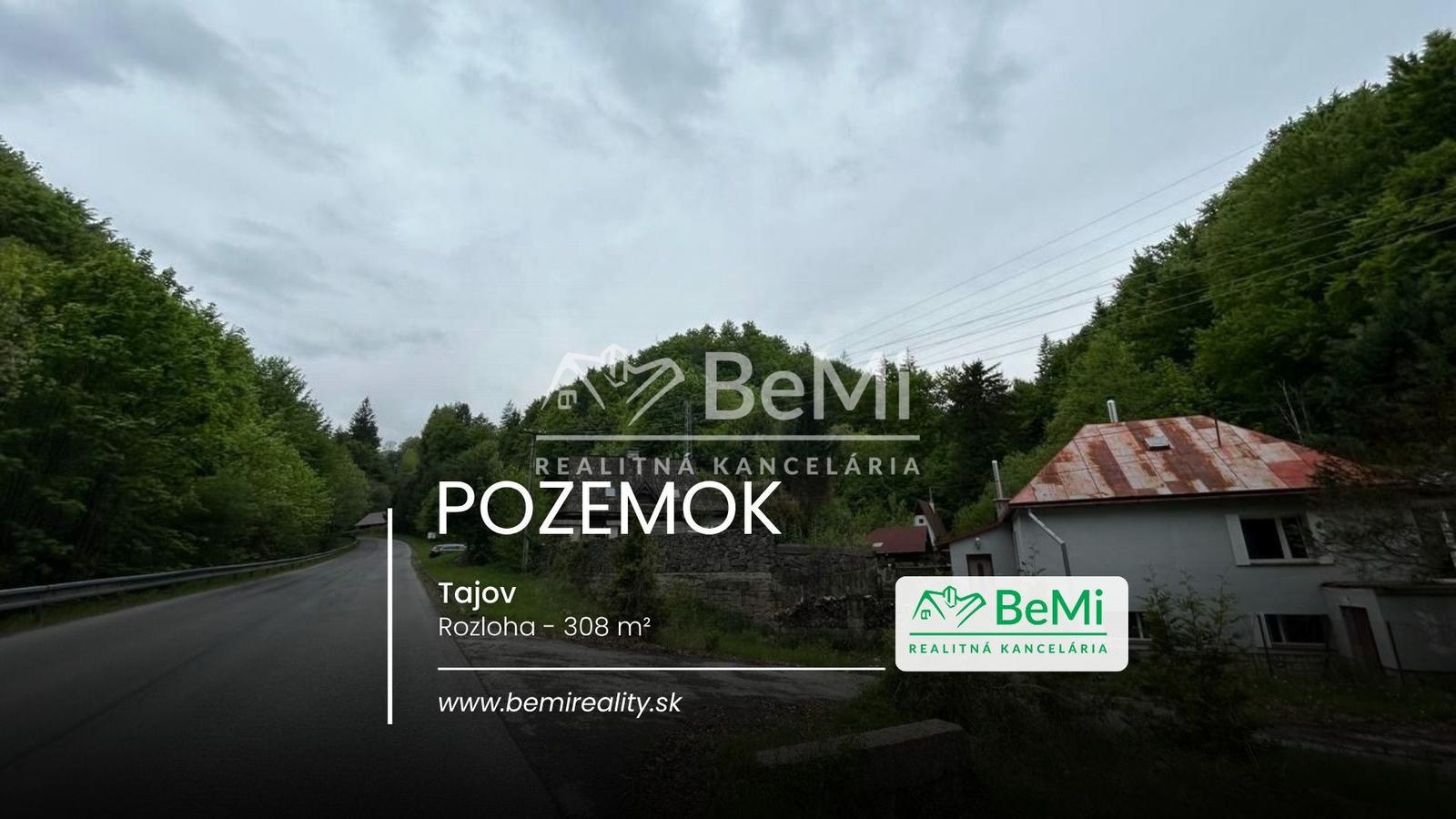 Pozemok Tajov – pokojné miesto pri potoku