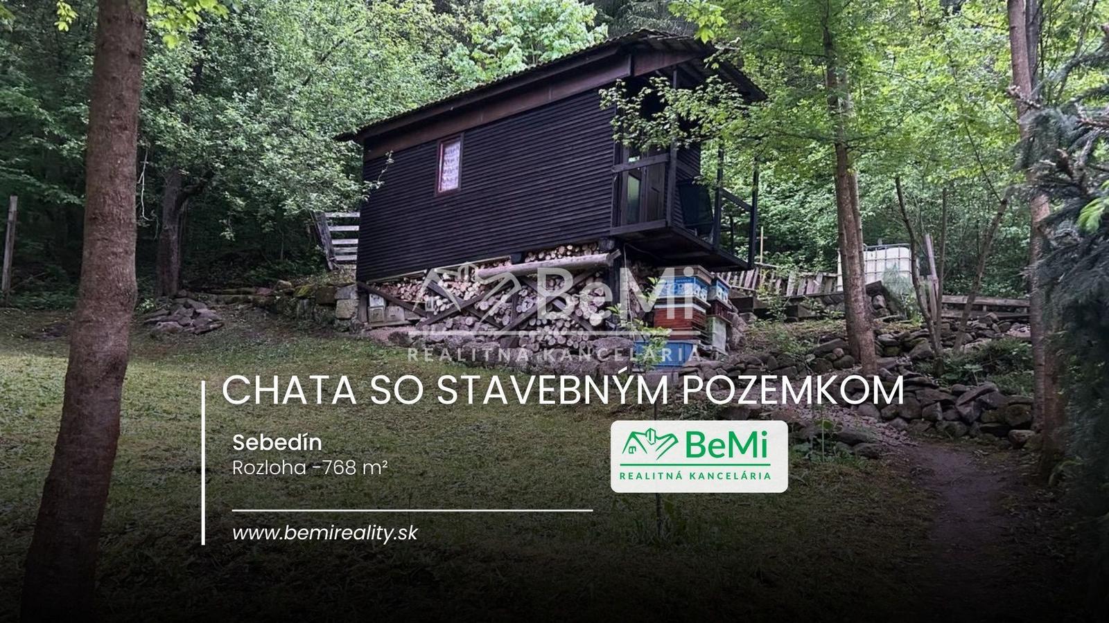 Chata so stavebným pozemkom, Sebedín