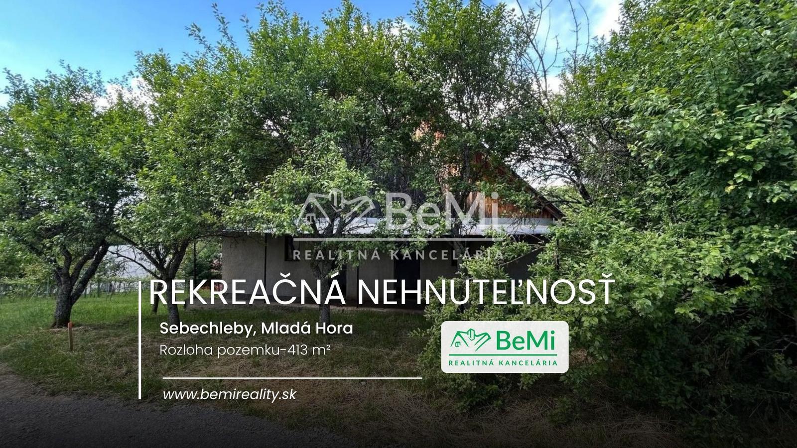 Rekreačná nehnuteľnosť – Sebechleby, Mladá Hora
