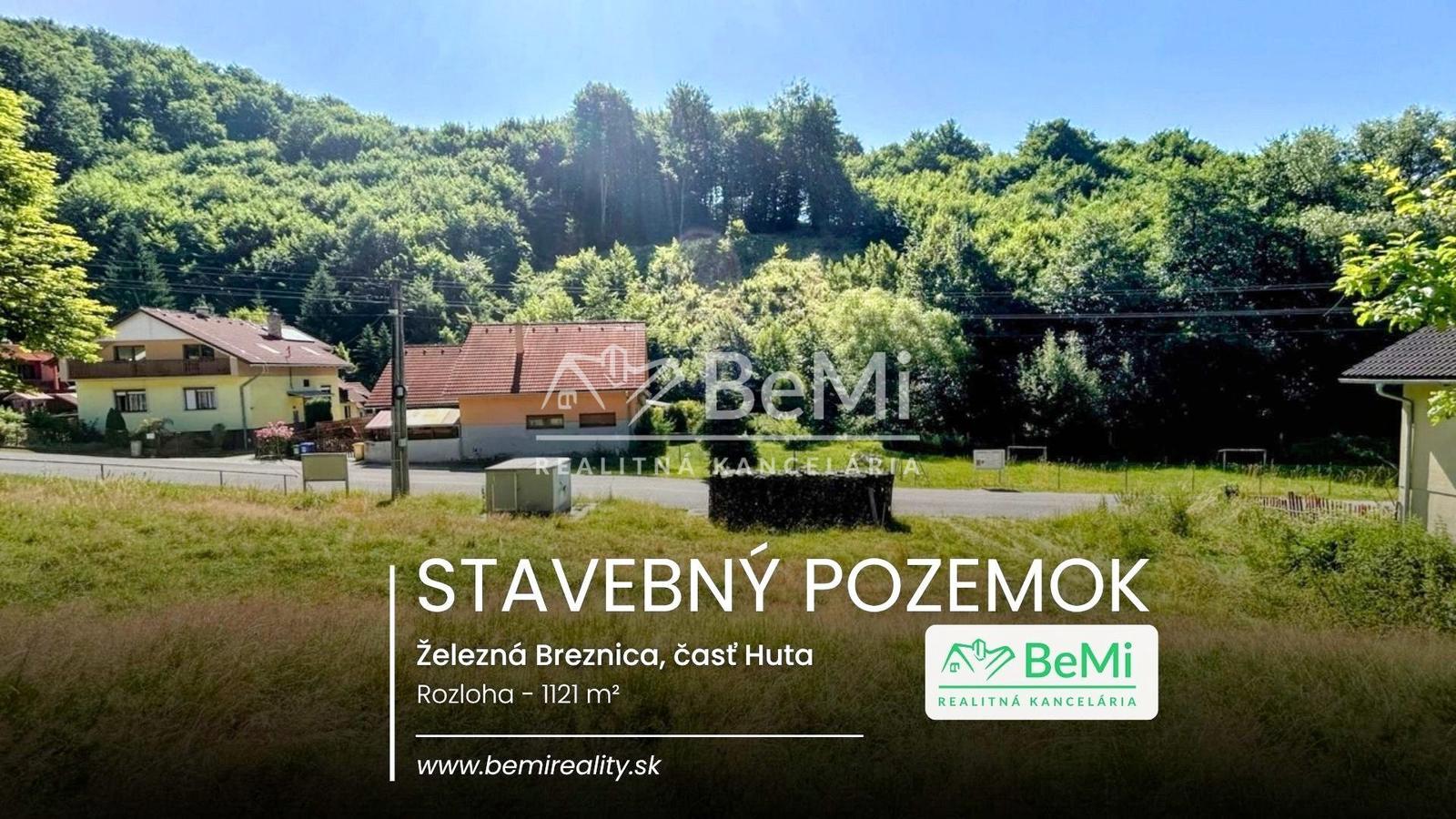 Pozemok na predaj – Železná Breznica (časť Huta)
