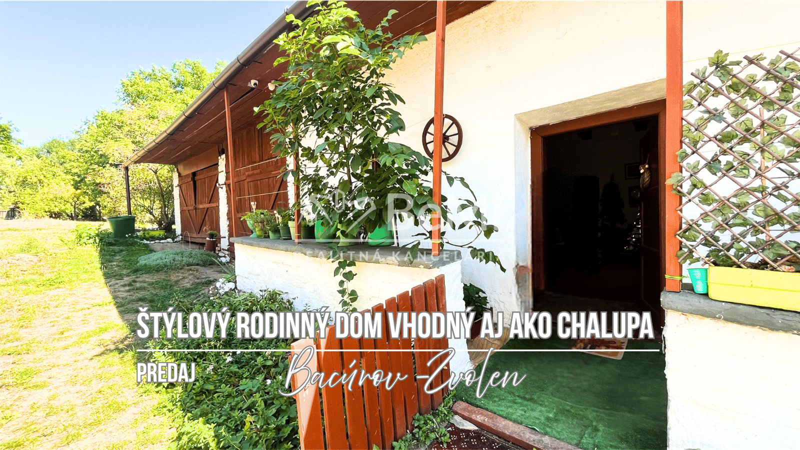 Vidiecky rodinný dom so záhradou, Bacúrov, Zvolen