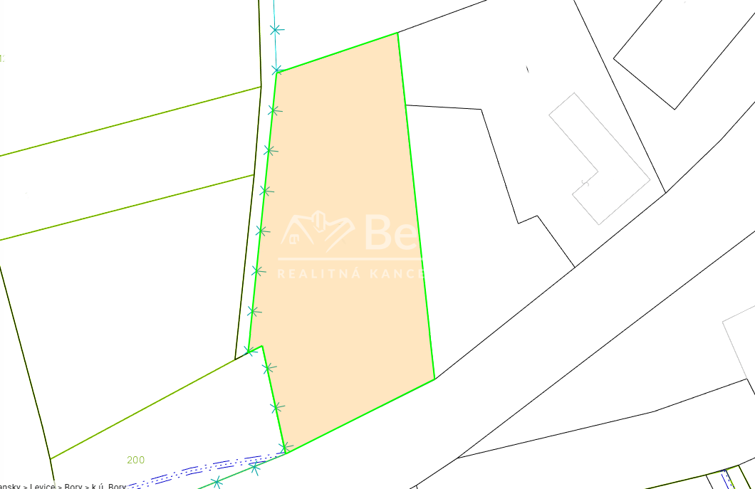 Predaj, Stavebný pozemok  v centre obce Bory–1 098 m² (045-14-SIHA) – fotka 2