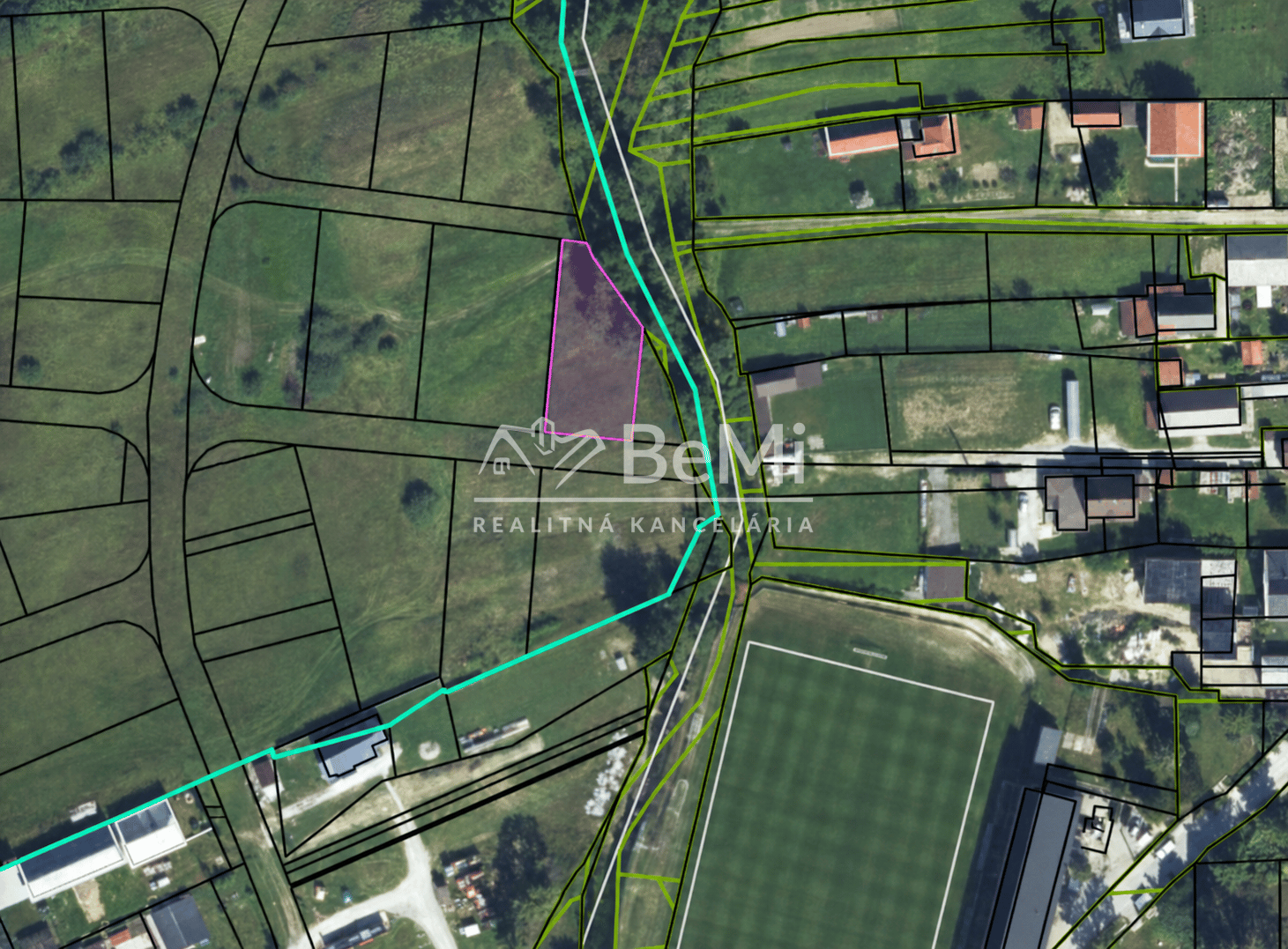 Na predaj stavebný pozemok – Oravské Veselé, 674 m²