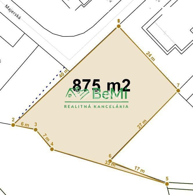 Pozemok Nitra - Štitáre pod lesom 875 m2 ID 445-14-MIG – fotka 2