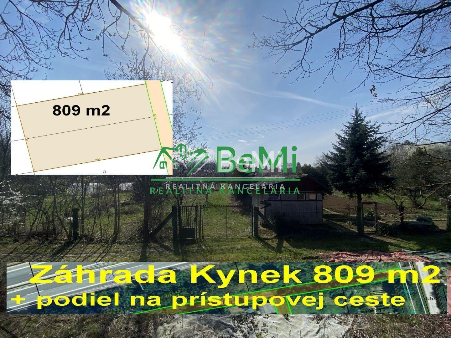 Záhrada  809 m2 Nitra - Kynek ID 466-14-MIGa