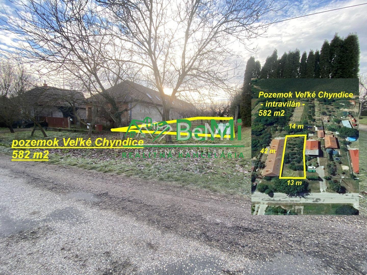 Veľké Chyndice pozemok 582 m2 ID 535-14-MIG