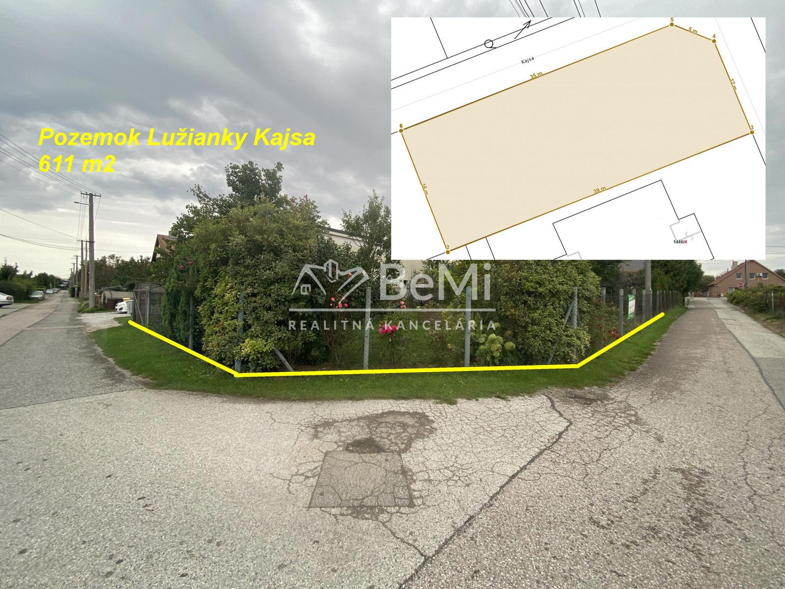 Pozemok Lužianky Kajsa 611 m2 ID 588-14-MIG
