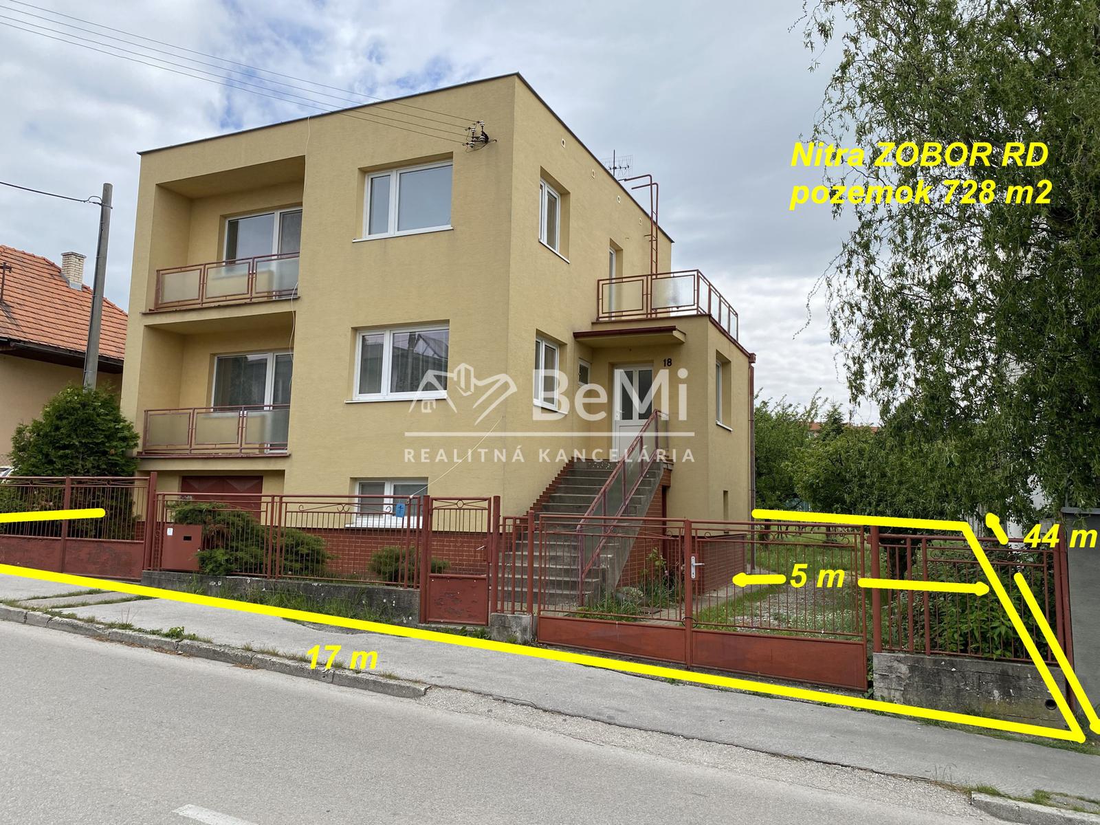 REZERVOVANÉ Rodinný dom Nitra ZOBOR pozemok 728 m2 ID 612-12-MIG