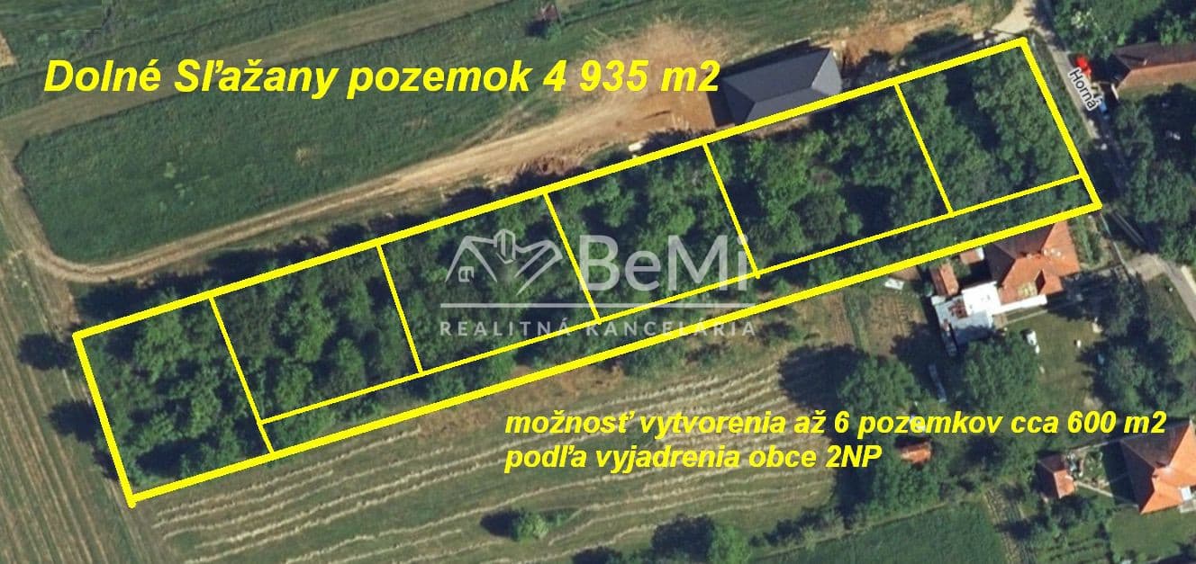 Sľažany pozemok 4 935 m2 ID 628-14-MIG – fotka 2