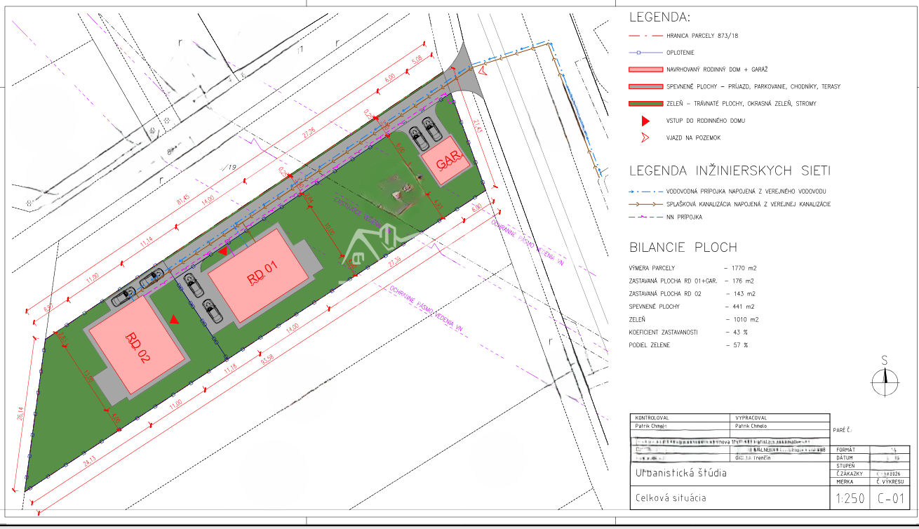 STAVEBNÝ POZEMOK 1 770 m² S VYNIKAJÚCIM POTENCIÁLOM TRENČÍN