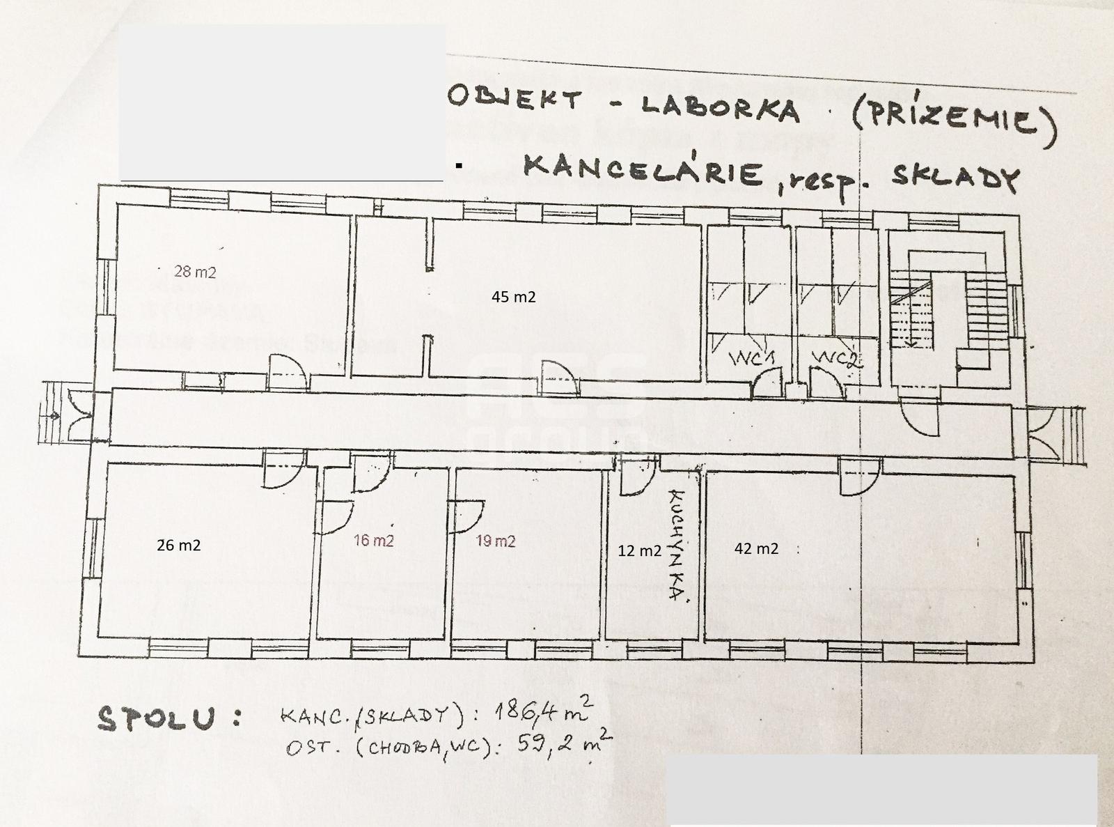 PREDAJ, Kancelársko skladová budova s parkovaním, Stupava, výmera 492 m2 – fotka 2