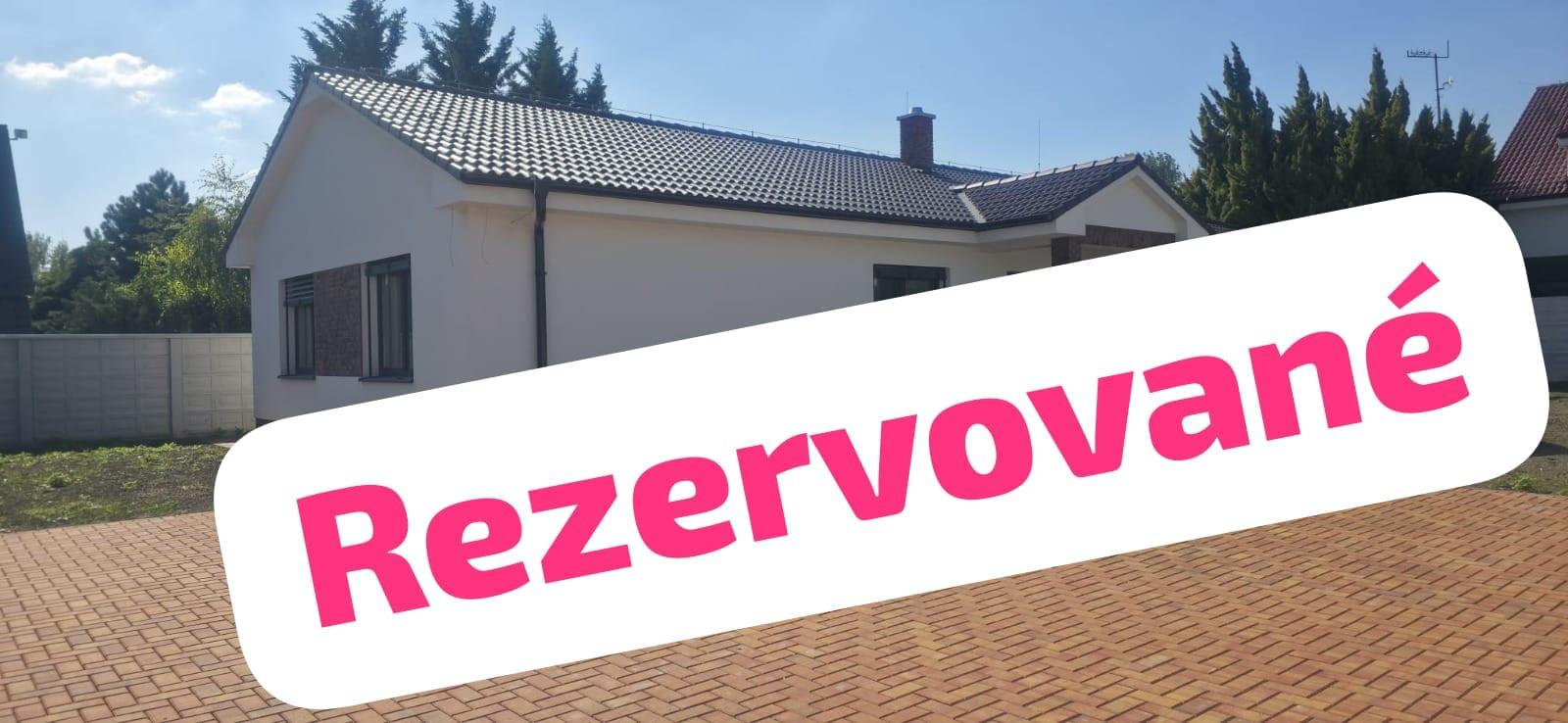 REZERVOVANÉ - ZNÍŽENÁ CENA! Moderný 4 izbový rodinný dom SO 02 vo Vojke nad Dunajom