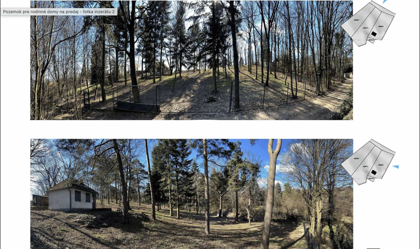 arete.sk – PREDAJ 1068m2, 1656m2 a 2725m2 STAVEBNÉHO POZEMKU, MODRA, HARMÓNIA, BADOGY – fotka 2