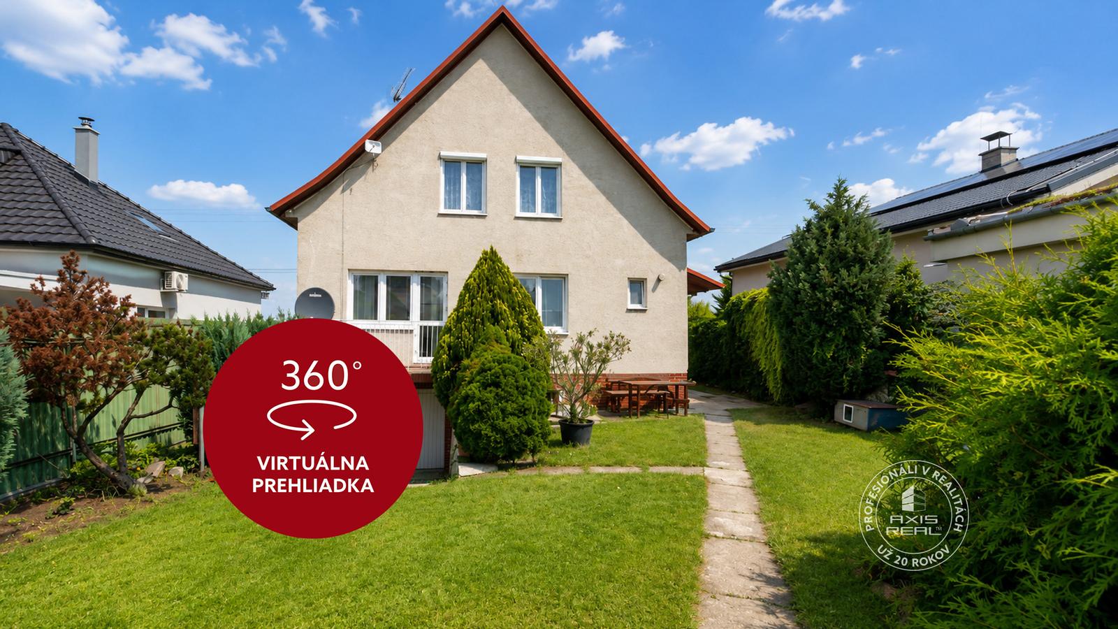 AXIS REAL | 5-izb. rodinný dom so záhradou, 605 m2, LOZORNO, Potočná