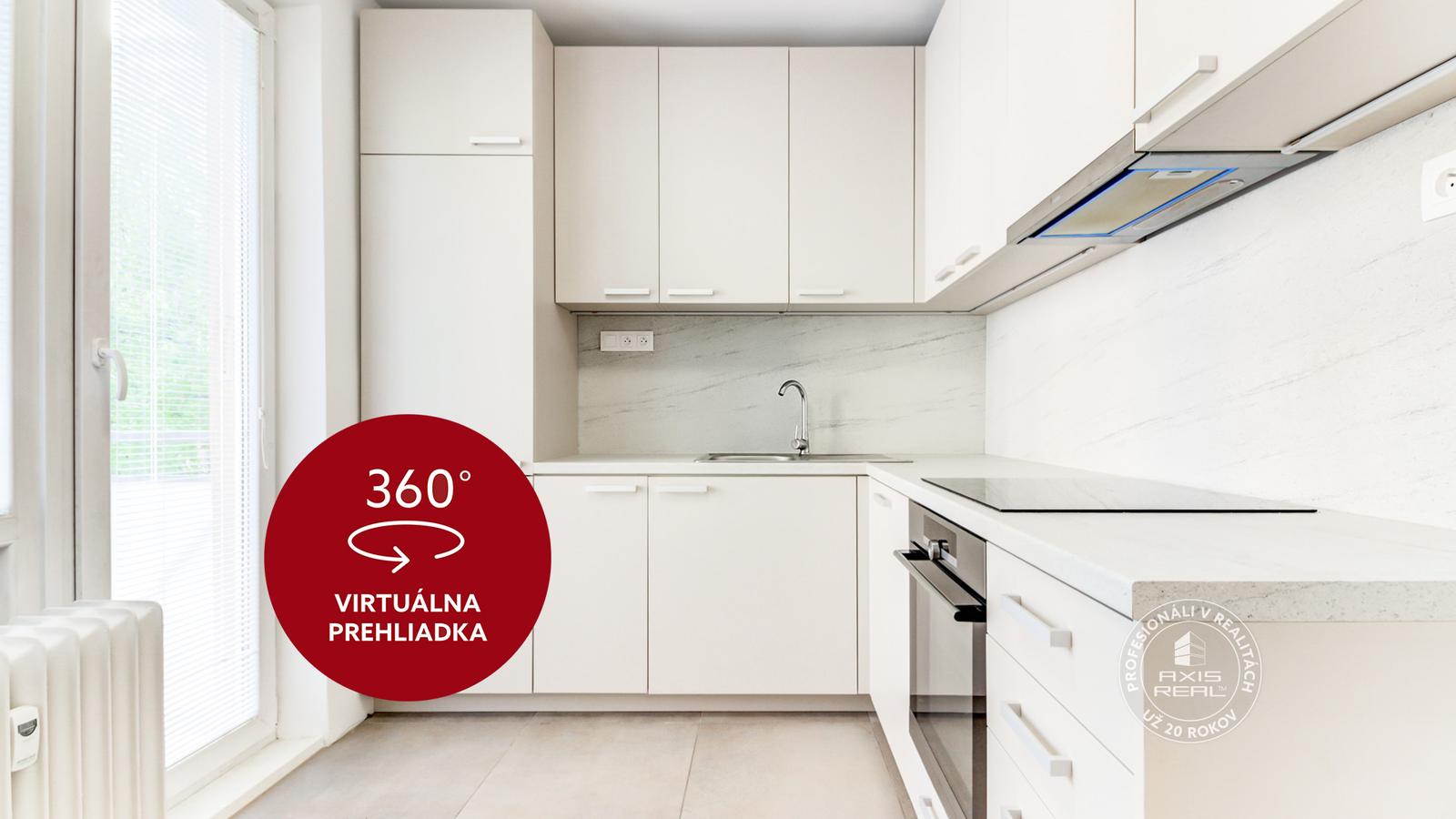 AXIS REAL | Moderný 2,5i byt s lodžiou a balkónom pri Račianskom mýte