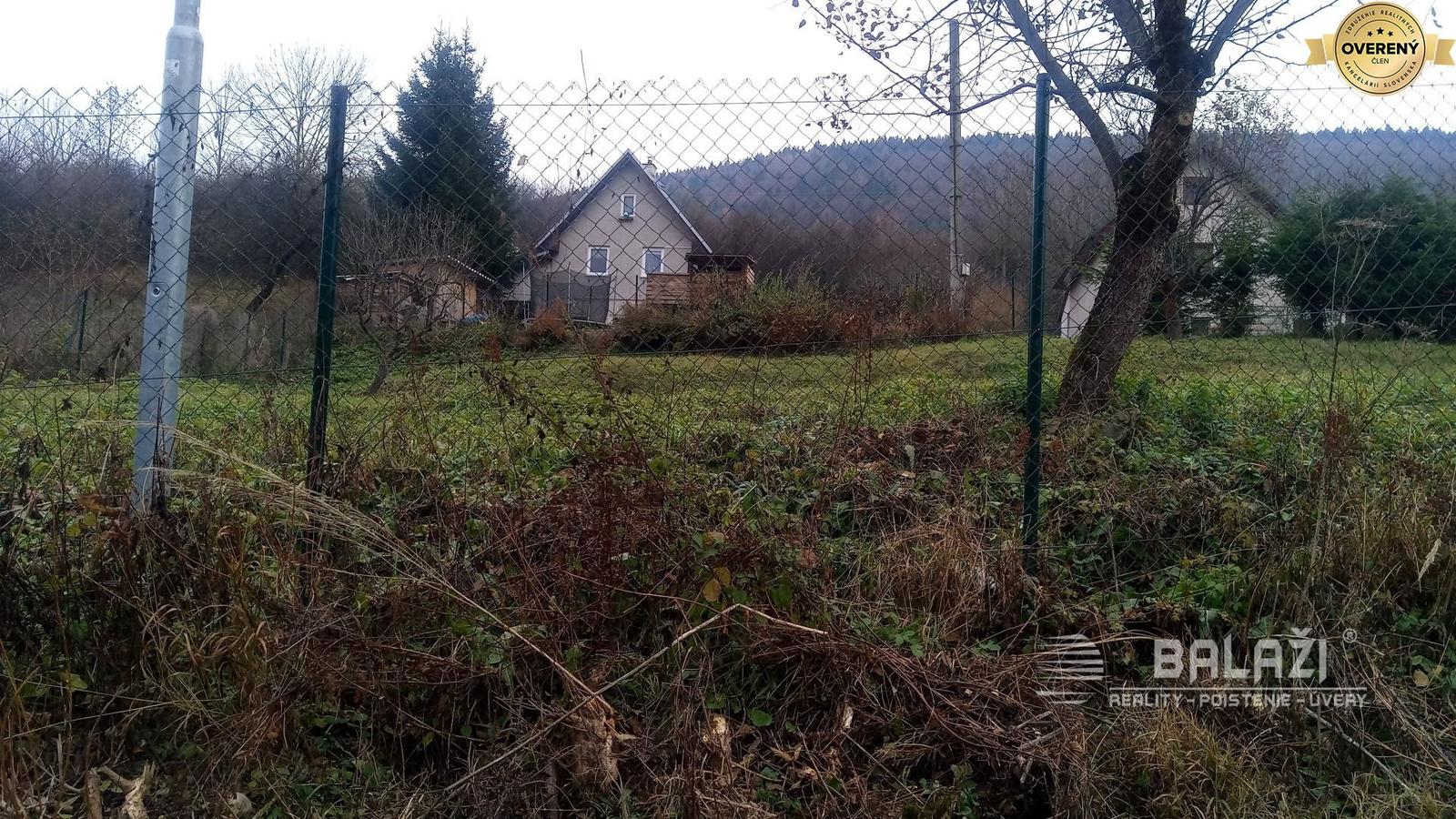 KONSKÉ - pozemok určený na výstavbu chaty, 1108 m2,okr. Martin