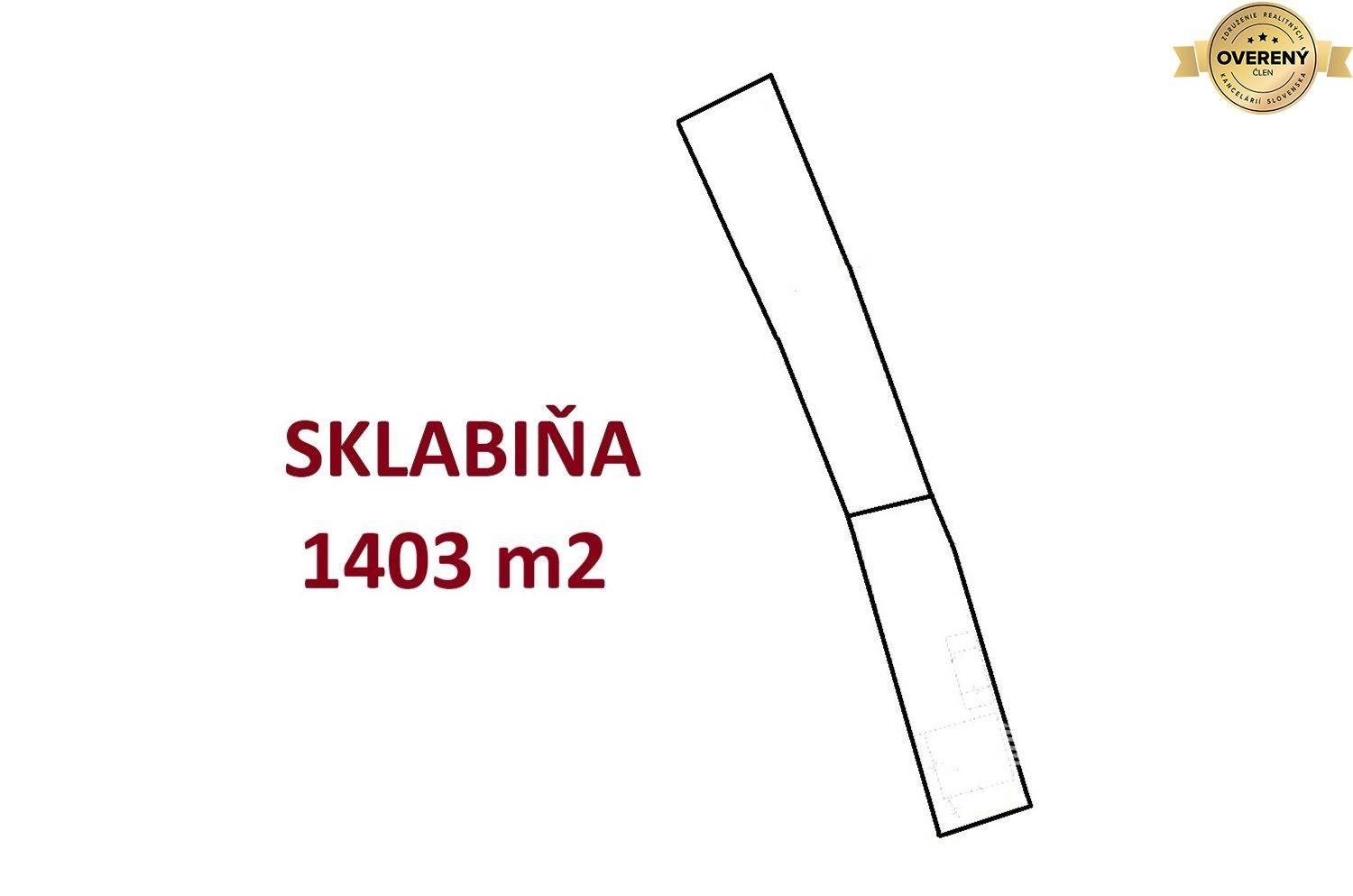 Stavebný pozemok 1403m2 - SKLABIŇA -7 km od mesta Martin