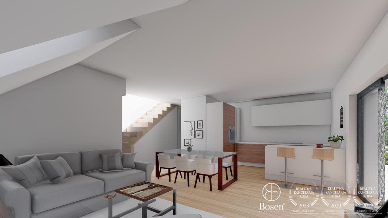 BOSEN | Výnimočný 4 izb.mezonet, veľká terasa, vlastný výťah, Hergottova, 145 m2 – fotka 2