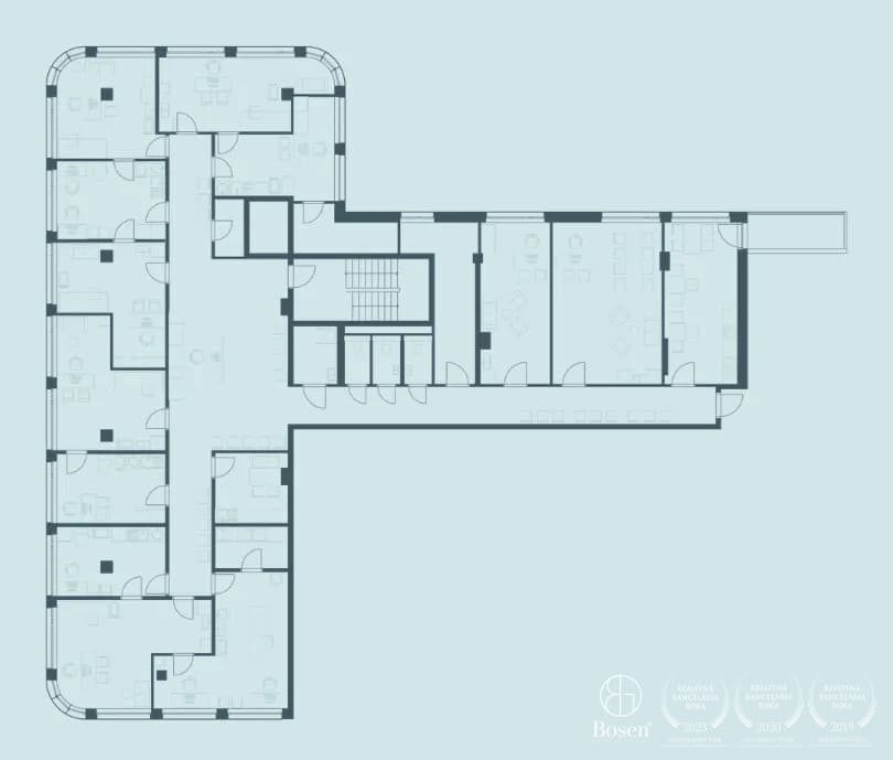 BOSEN | Moderné priestory pre Vaše služby, projekt Floret – fotka 2