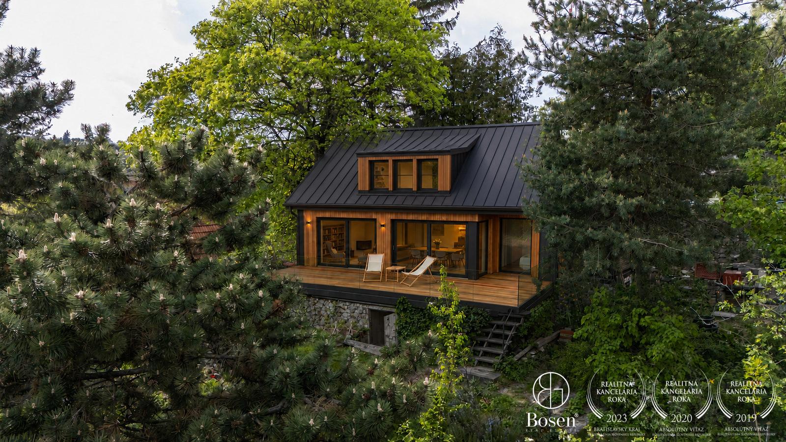 BOSEN | Chata s výhľadom na Bratislavu – Koliba - súkromie, pozemok 371 m², potenciál výstavby – fotka 2