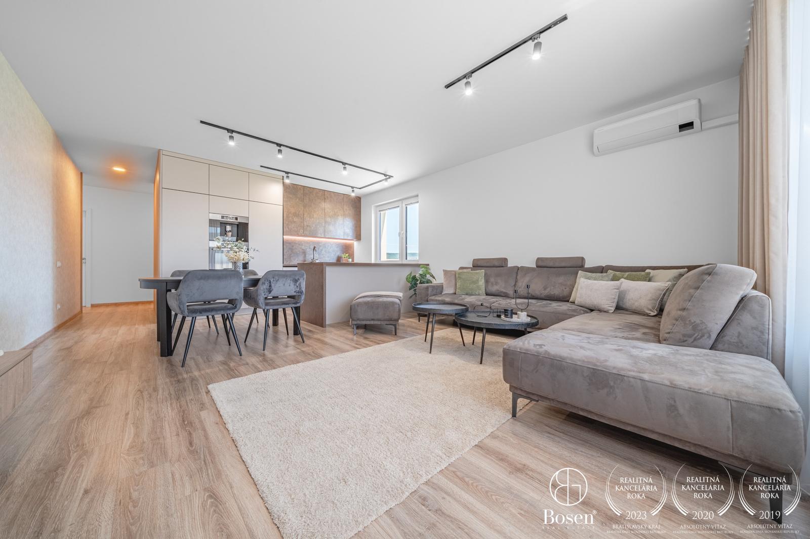 Bosen | 4-izbový byt s loggiou a 2 garážovými státiami, 106 m² – Bory Nový dvor