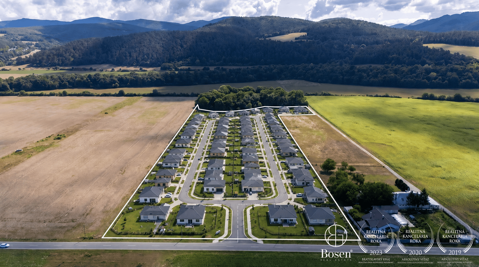 BOSEN | DEVELOPERSKÝ POZEMOK PRE PROJEKT IBV - HRÁDOK 43 524 m² – fotka 2