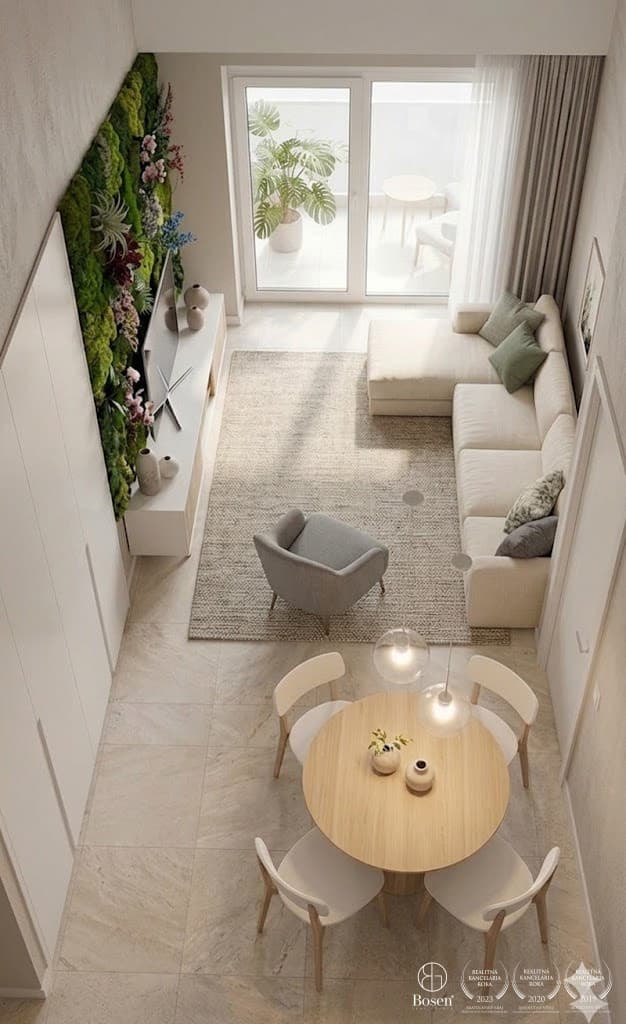 BOSEN | 2 izbový štýlový byt - balkón, komunitná záhrada