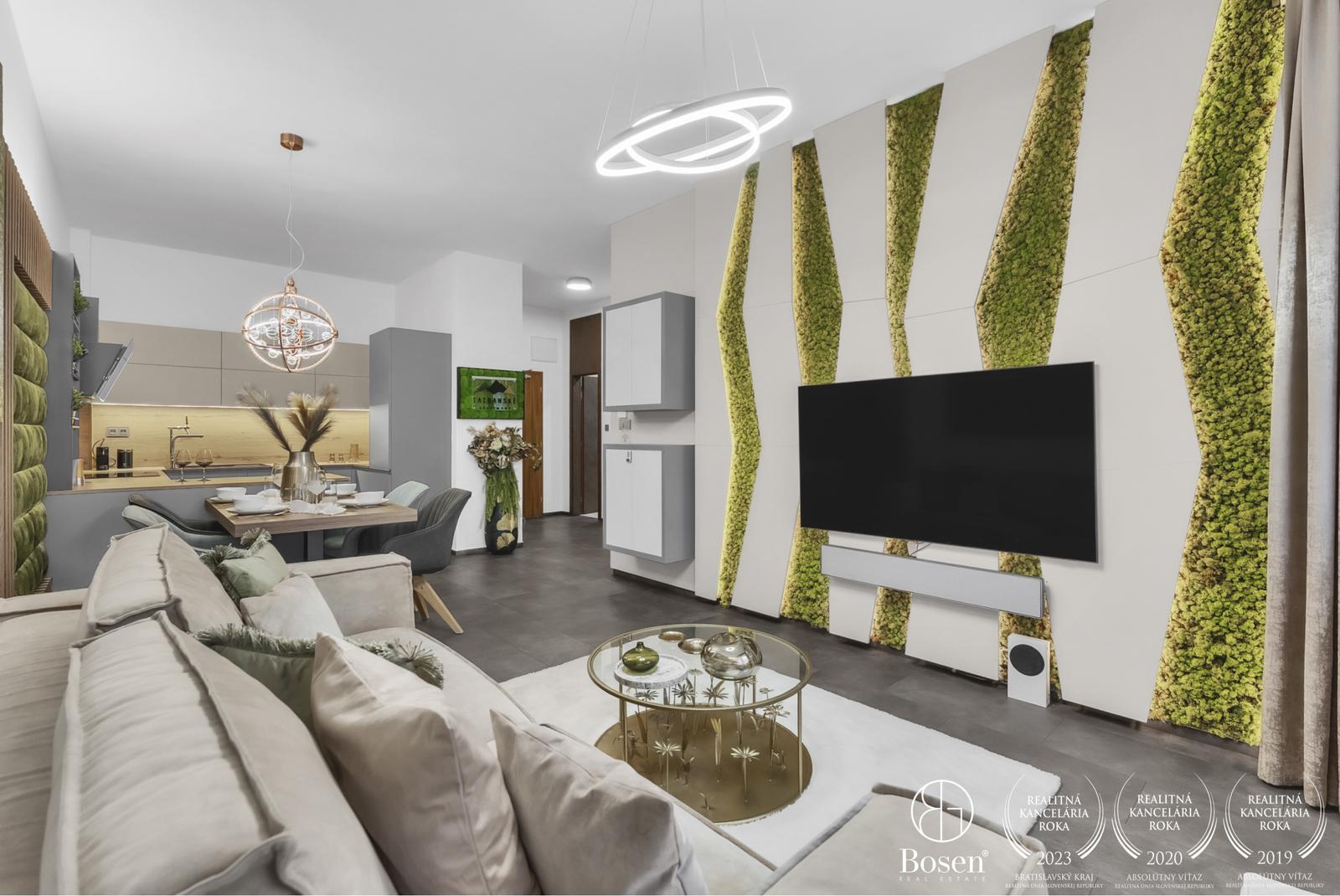 BOSEN | Exkluzívny 2 izbový apartmán s terasou, Hrebienok Resort, Starý Smokovec