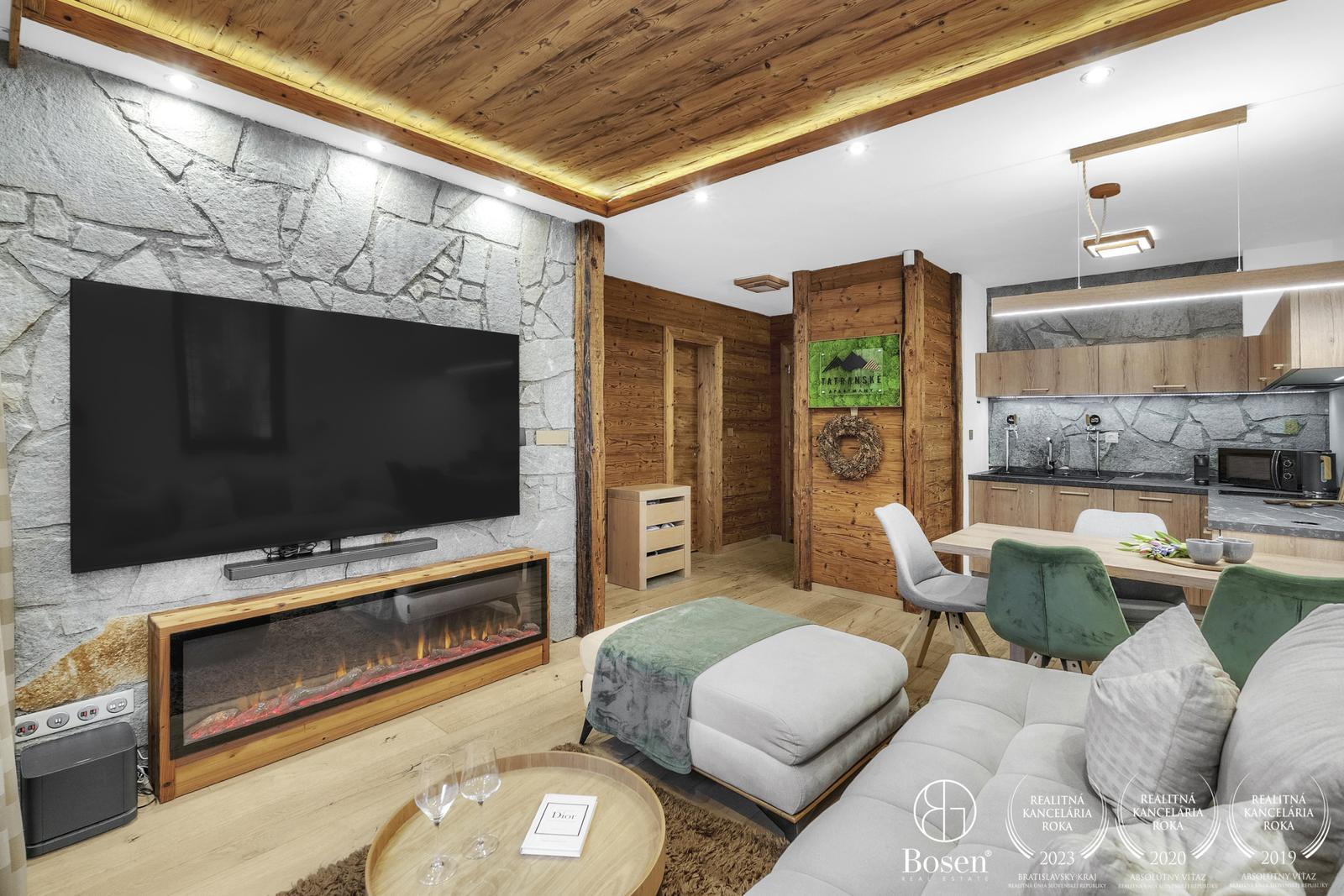 BOSEN | Exkluzívny 2 izbový apartmán s terasou, Kukučka rezort, Tatranská Lomnica