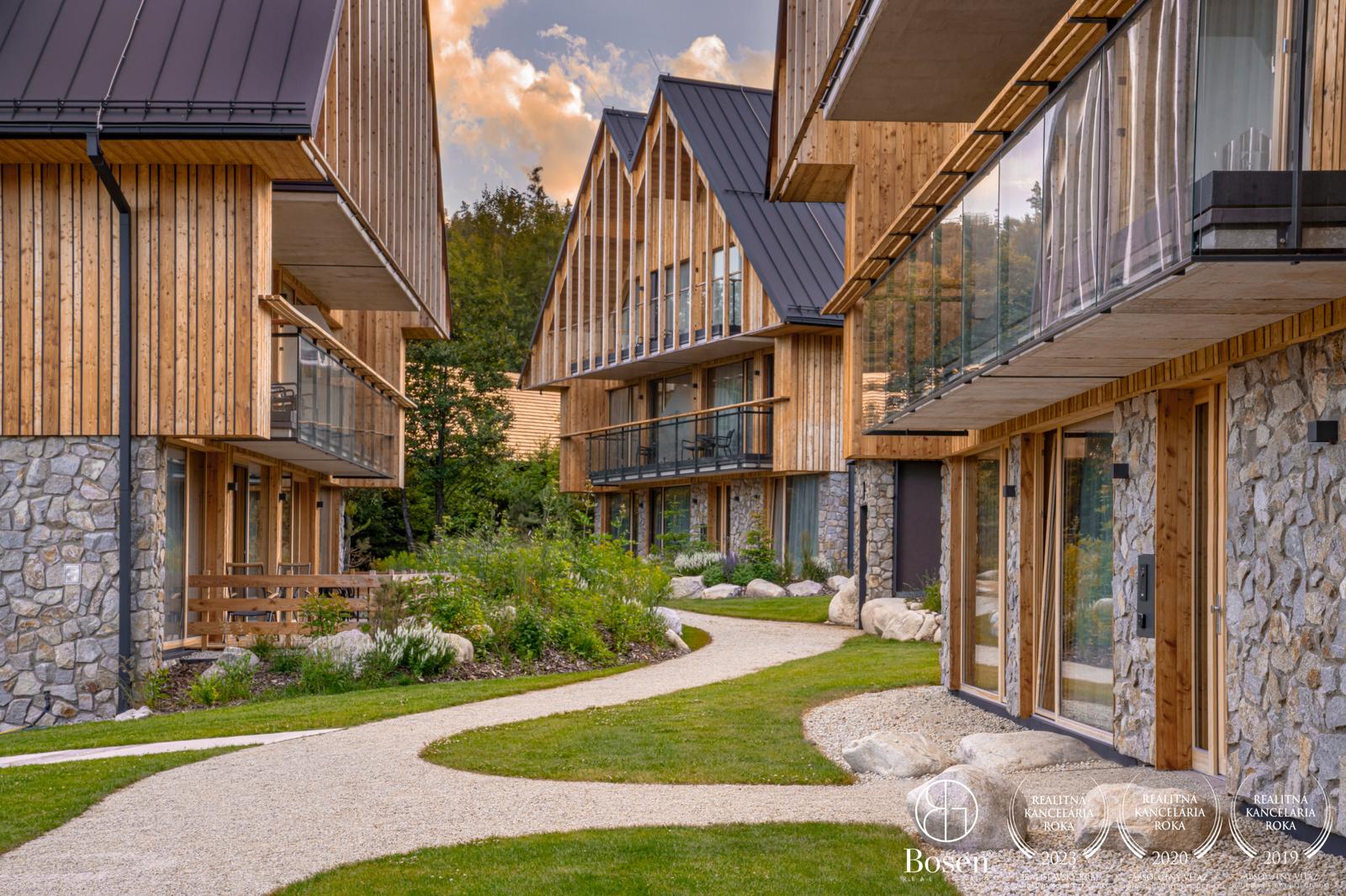 BOSEN | Luxusný 1 izbový apartmán s balkónom v PRÉMIOVOM HORSKOM REZORTE, Tatranská Lomnica