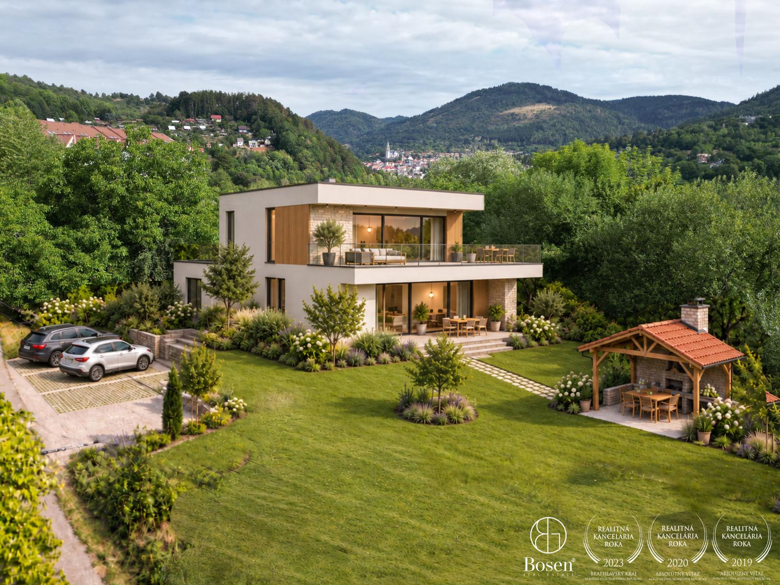 BOSEN | Rekreačný pozemok s výhľadom na Kremnicu, 1 694 m² – fotka 2