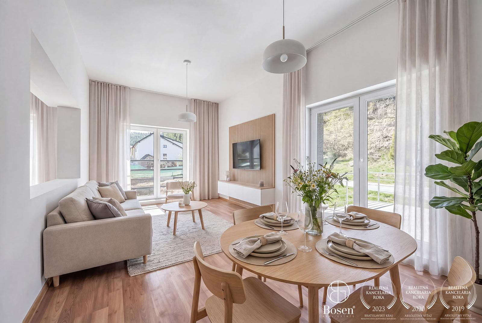 BOSEN | Nový 4- izbový byt so záhradou (119 m2) blízko lesa