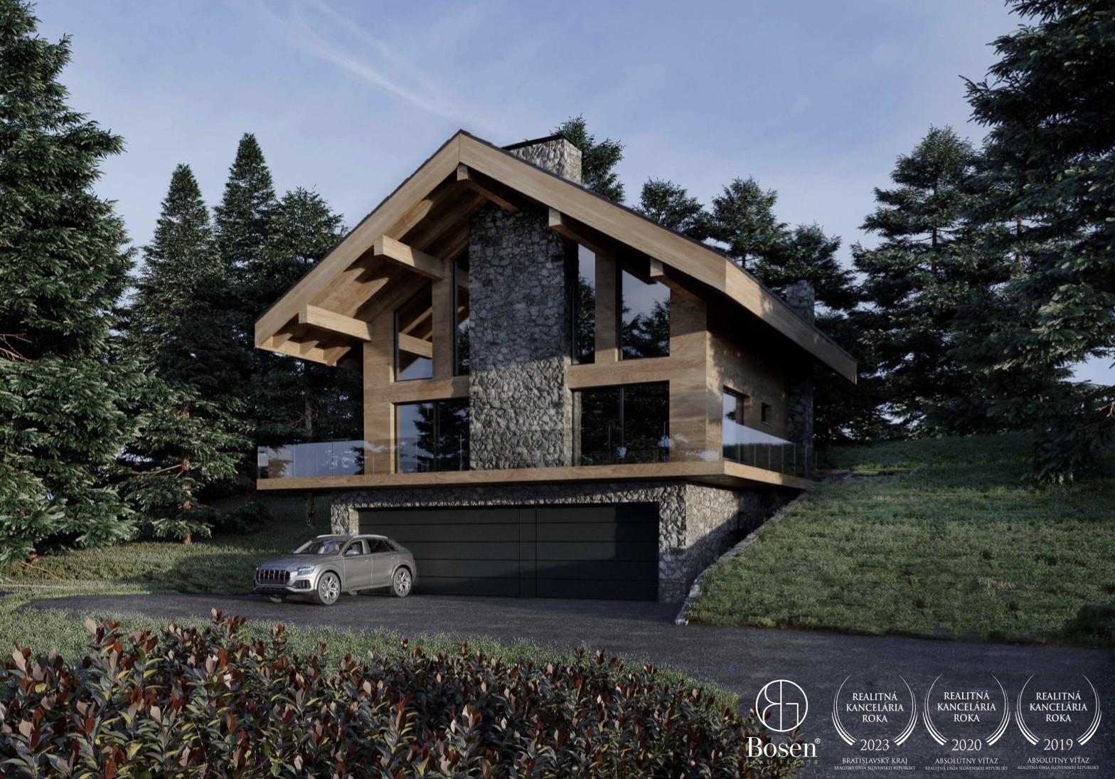 BOSEN | STAVEBNÝ POZEMOK S PROJEKTOM CHALETU – MÝTO POD ĎUMBIEROM, LOKALITA FONGRUB