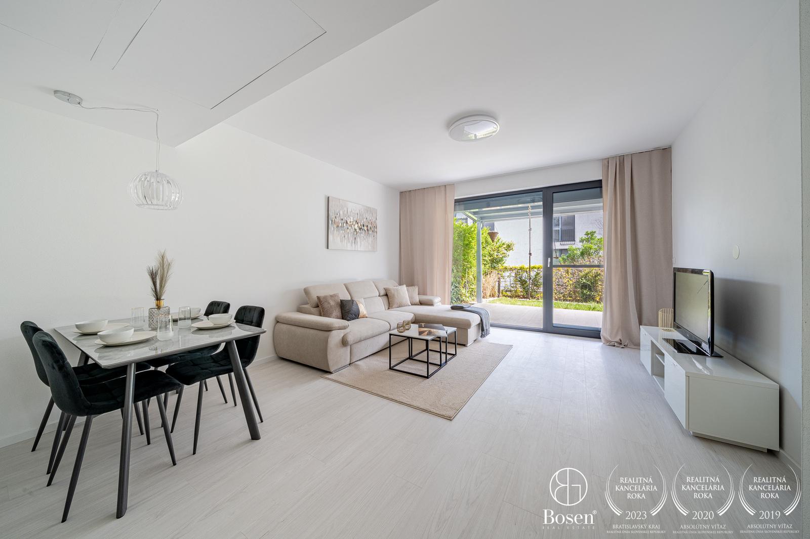 BOSEN | 3i byt s 58 m² predzáhradkou | Koliba