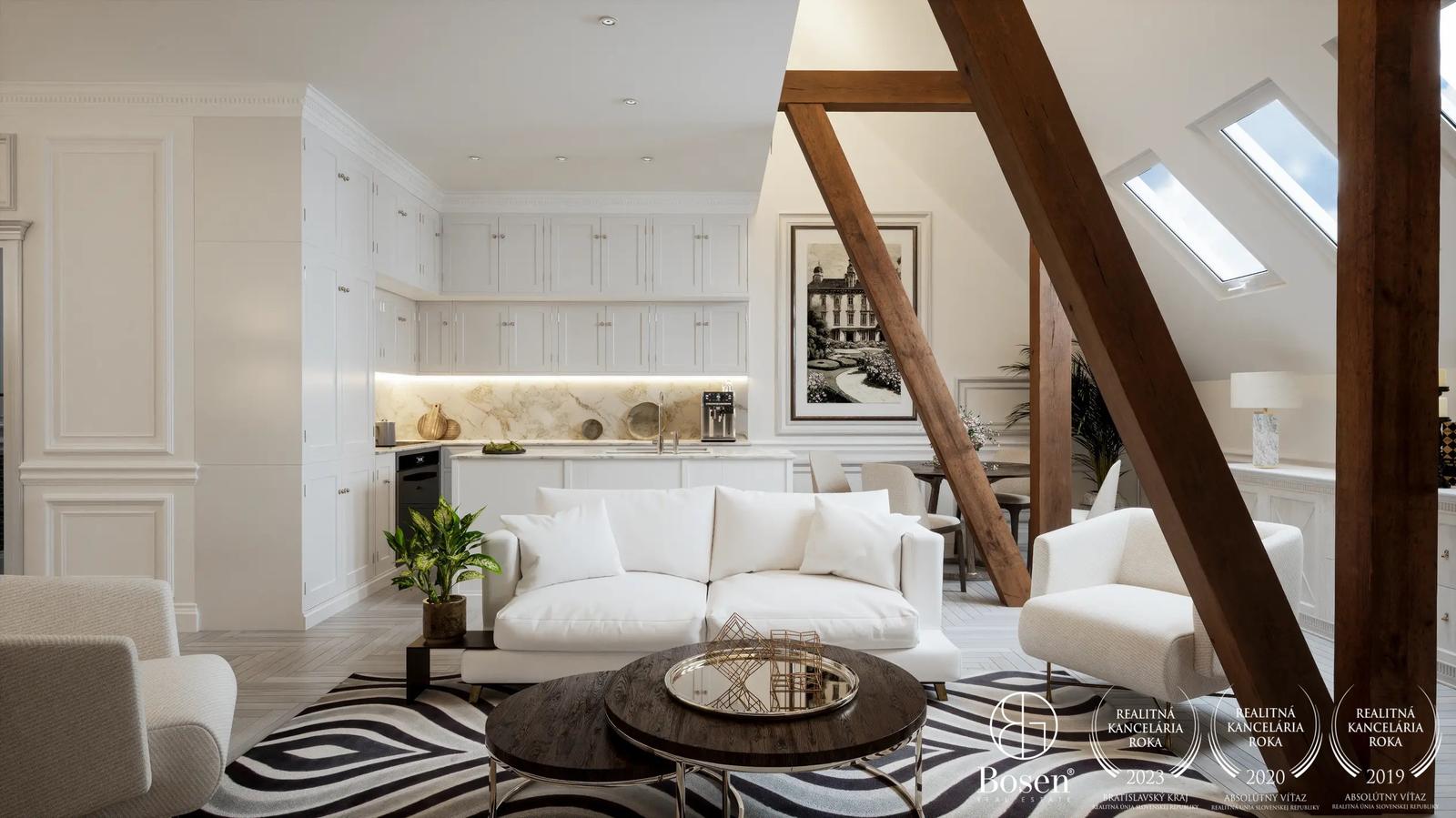 BOSEN | Dotyk histórie - 2 izbový byt B1.01 A v kaštieli Žofia – fotka 2