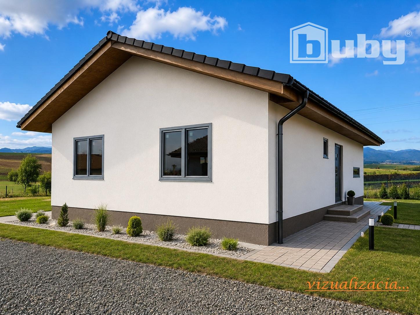 Bungalov - rodinný dom na predaj, novostavba, obec Socovce, okres Martin.