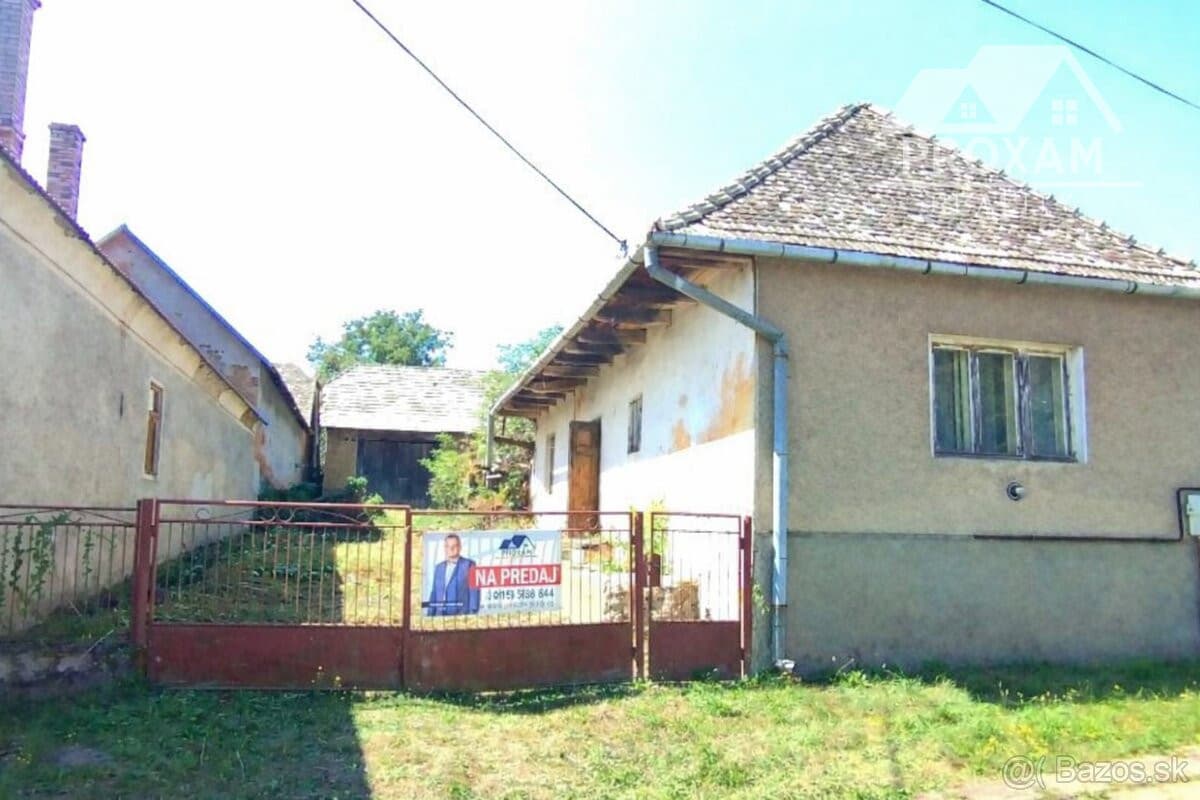 Predaj,starší dom s pozemkom v obci Ozdín,okres Poltár