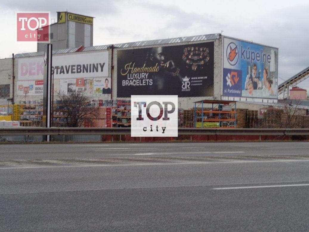 Prenájom reklamnej plochy Poprad ,cesta E 18 , 40 m2.