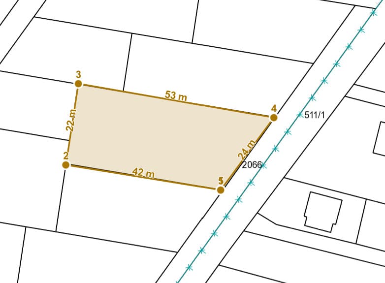 Stavebný pozemok Čakanovce 1025m2 – fotka 2