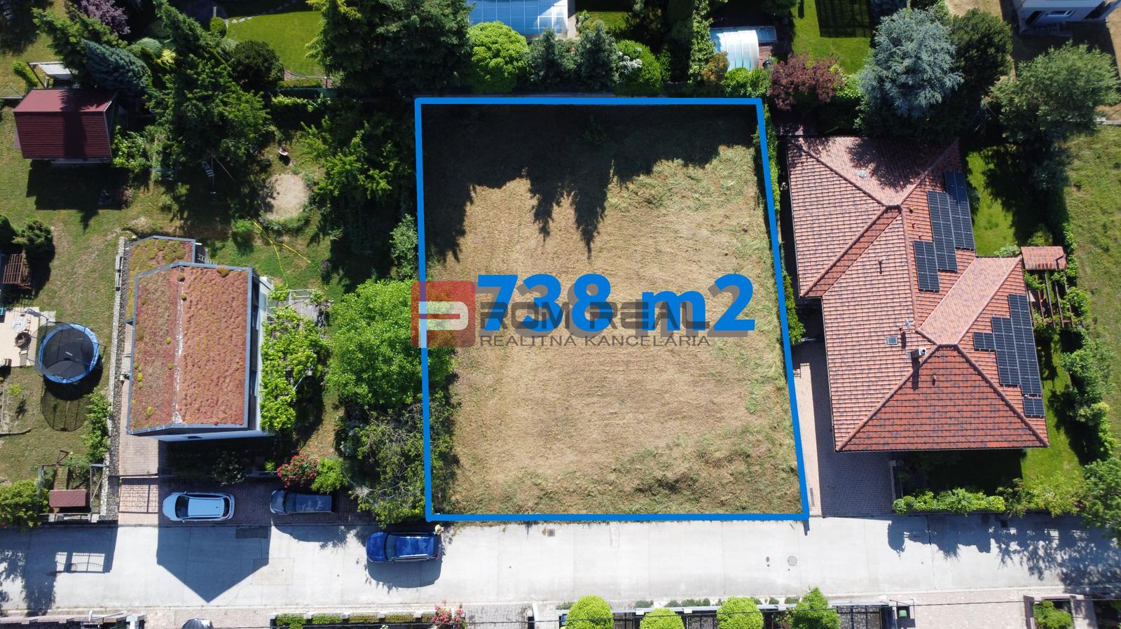 PREDAJ Najkrajší pozemok v Stupave Révová ulica 738 m2 – fotka 2