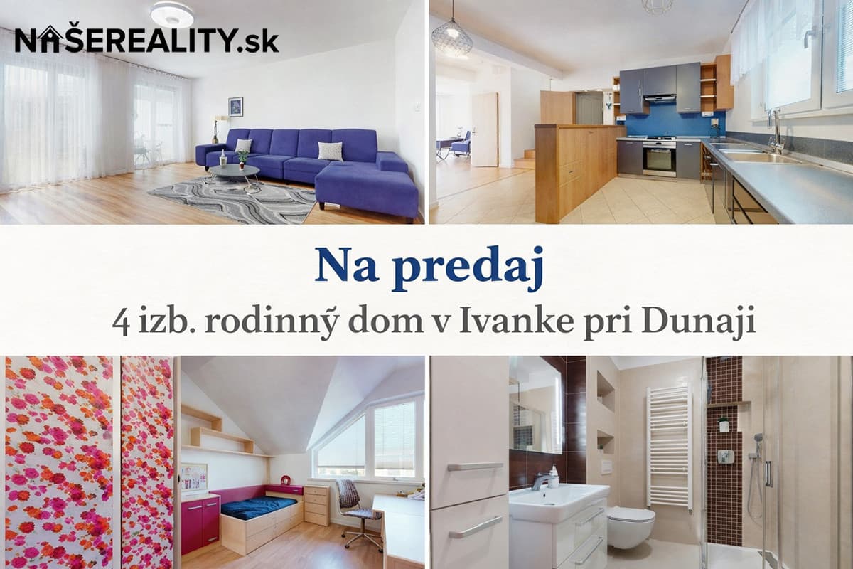 TOP PONUKA: 4-izbový dom so záhradou za skvelú cenu – Ivanka pri Dunaji – fotka 2